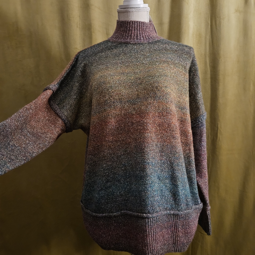 Westbound Earthy Tone Knit Sweater